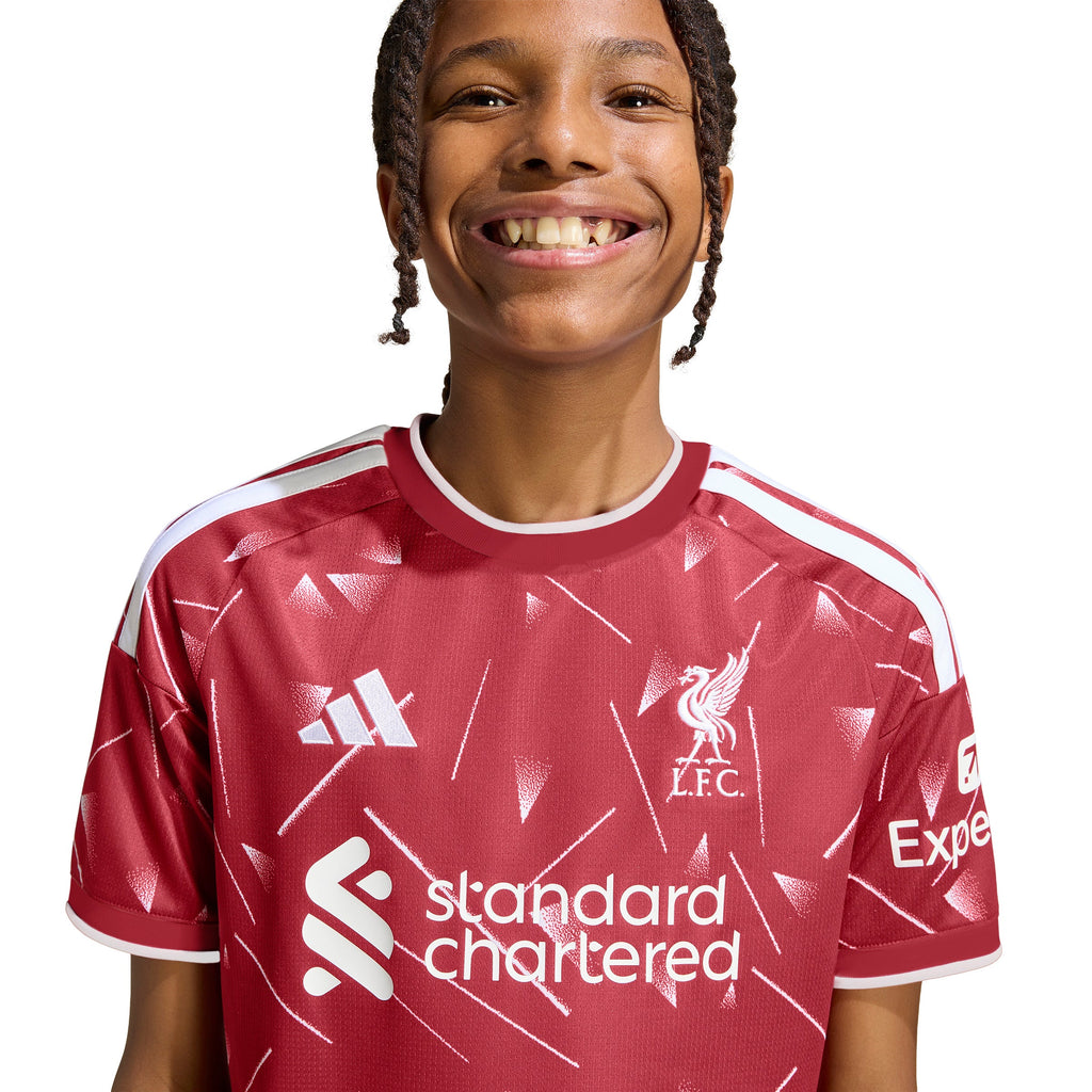 adidas Liverpool FC Home Youth Soccer Jersey 26 27 Red