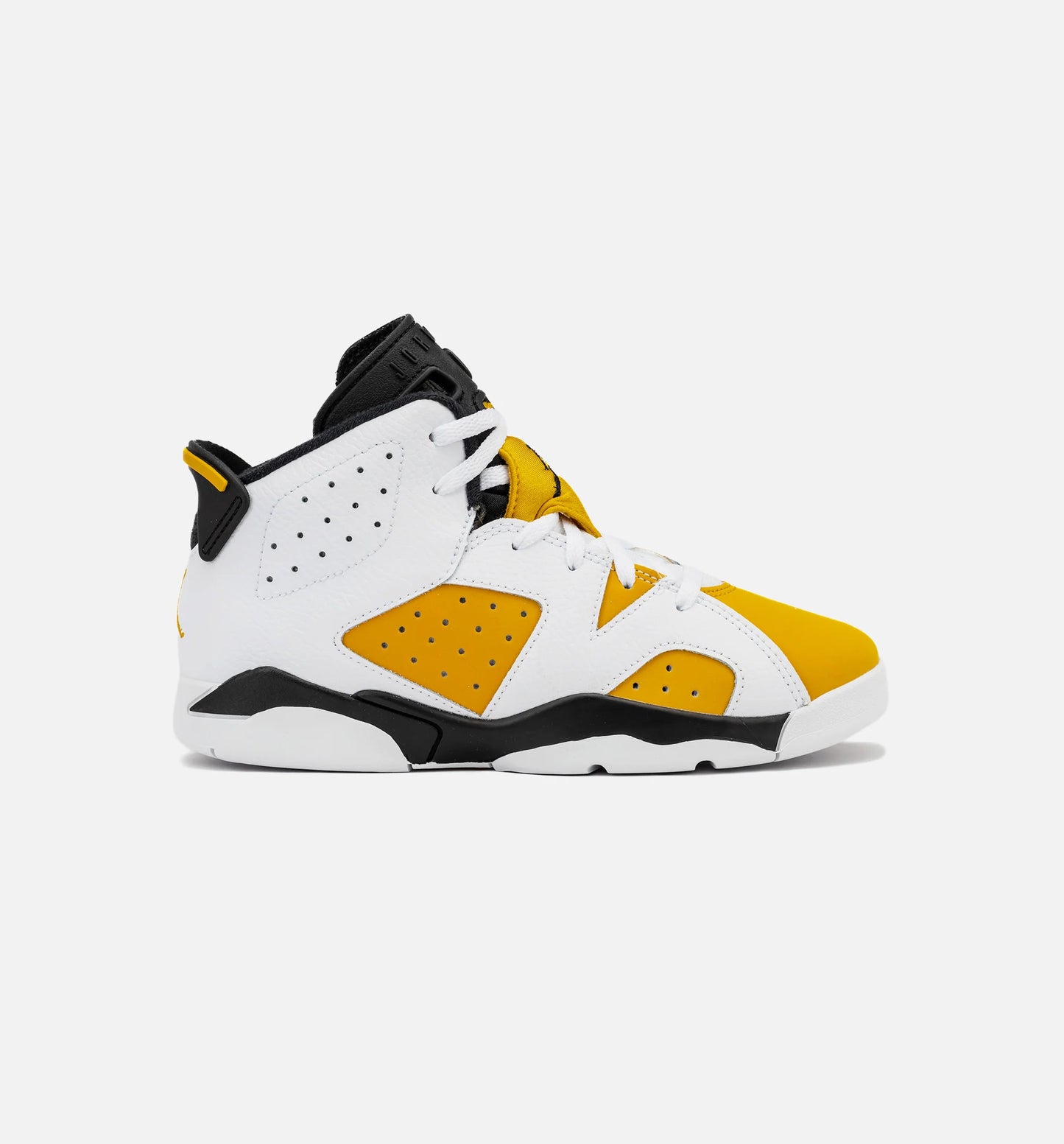 Air Jordan 6 Retro Yellow Ochre Preschool Lifestyle Shoe Yellow Ochre White Free Shipping