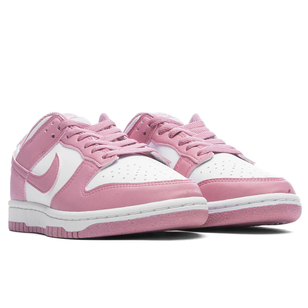Womens Dunk Low White Elemental Pink