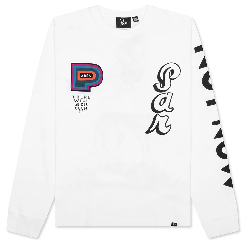 There Will Be Not Long Sleeve T Shirt White