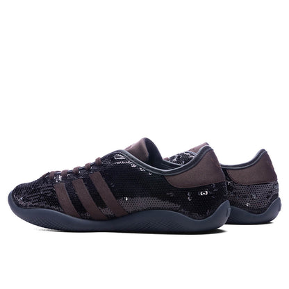 Adidas Originals x Wales Bonner Karintha Sequin Core Black Silver Metallic Dark Brown