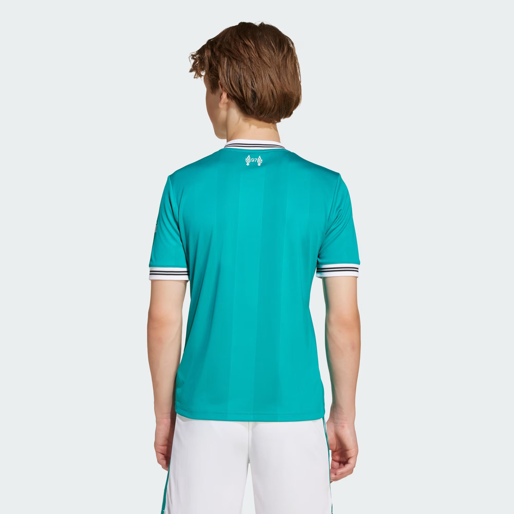 adidas Liverpool FC Third Youth Soccer Jersey 25 26 Green
