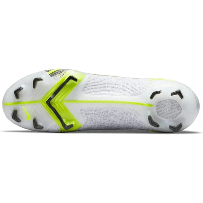 Nike Mercurial Vapor 14 Elite FG Firm Ground Soccer Cleats White Black Silver Volt