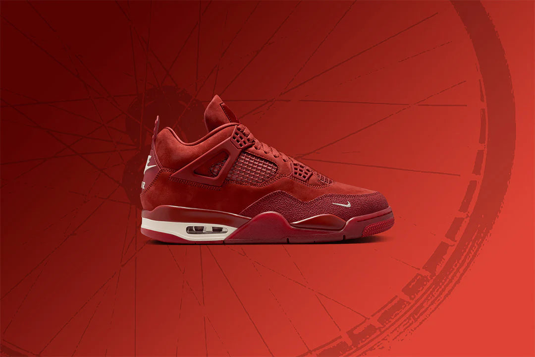 Air Jordan 4 Retro x Nigel Sylvester Brick by Brick Firewood Orange Sail Cinnabar