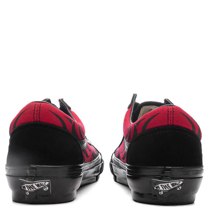 Premium Old Skool Y2K Flame Black Red