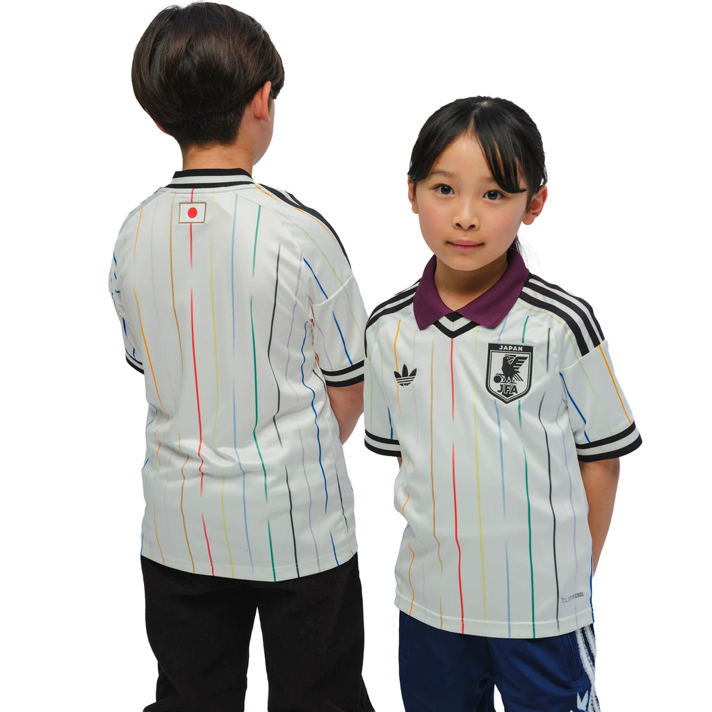 adidas Japan Away Youth Soccer Jersey 2026 White Black