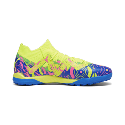 PUMA Future Match TT Energy Turf Mens Soccer Cleats Ultra Blue Yellow Alert Luminous Pink