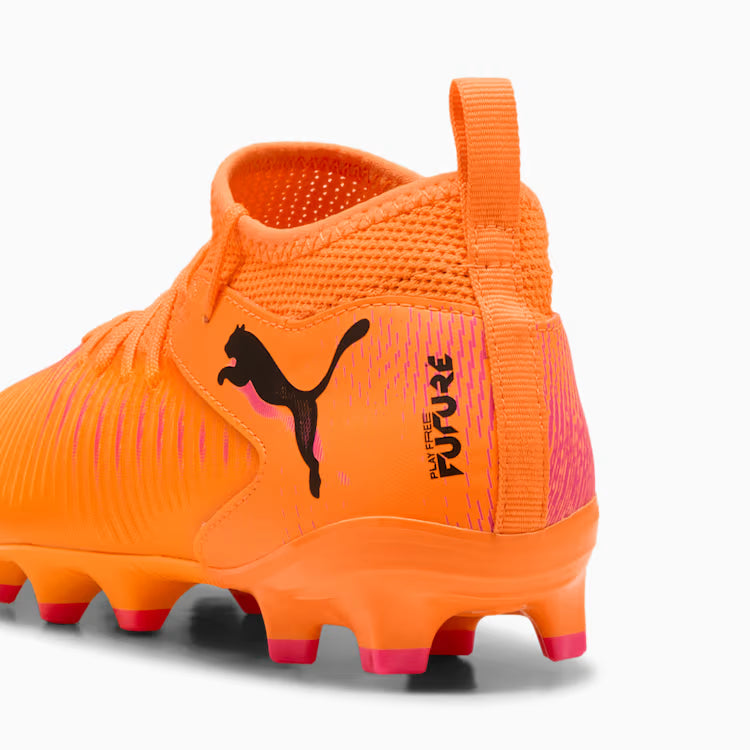 PUMA Future 8 Match FG AG Youth Soccer Cleats Orange Black