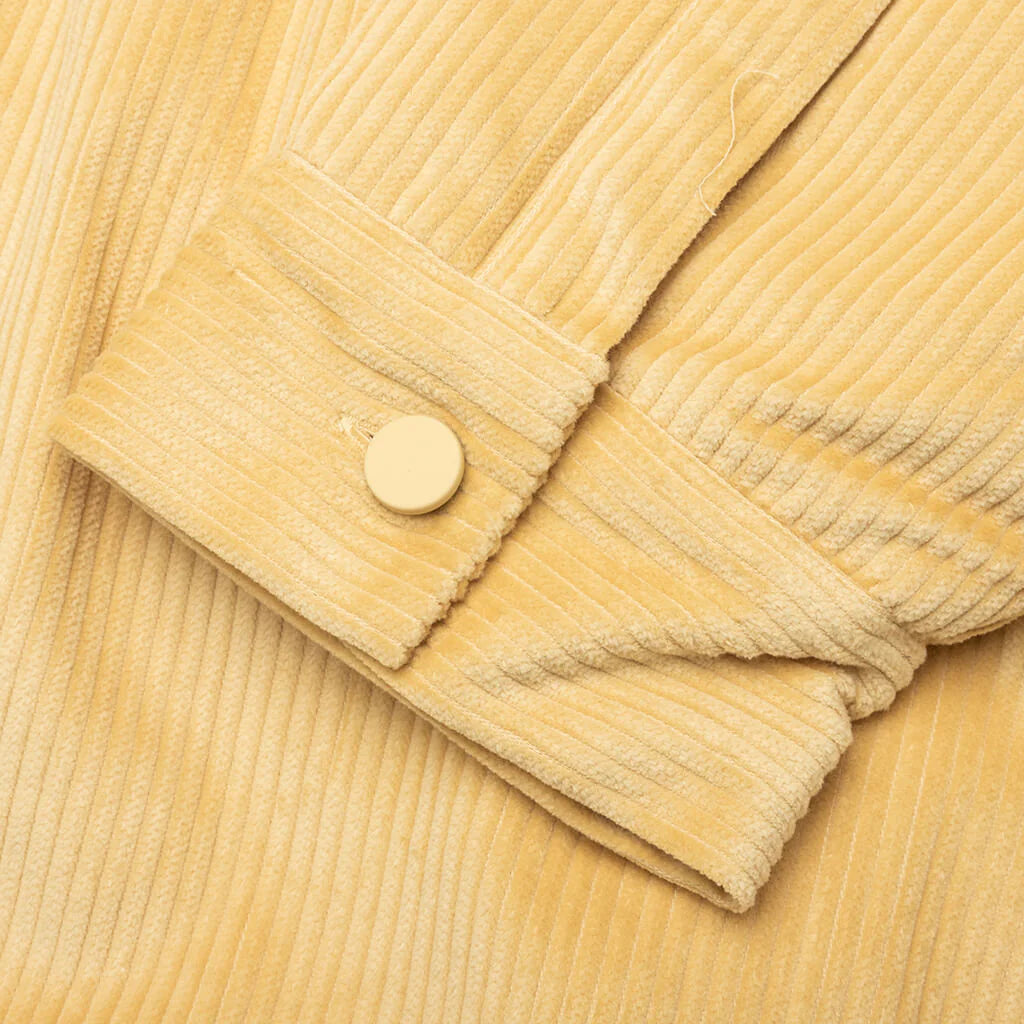 Corduroy Shirt Jacket Light Tuscan