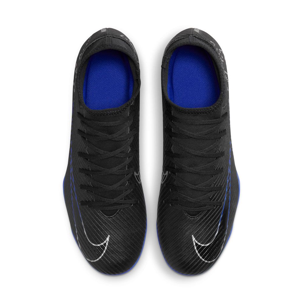 Nike Mercurial Superfly 9 Club Multi Ground Soccer Cleats Black Hyper Royal Chrome