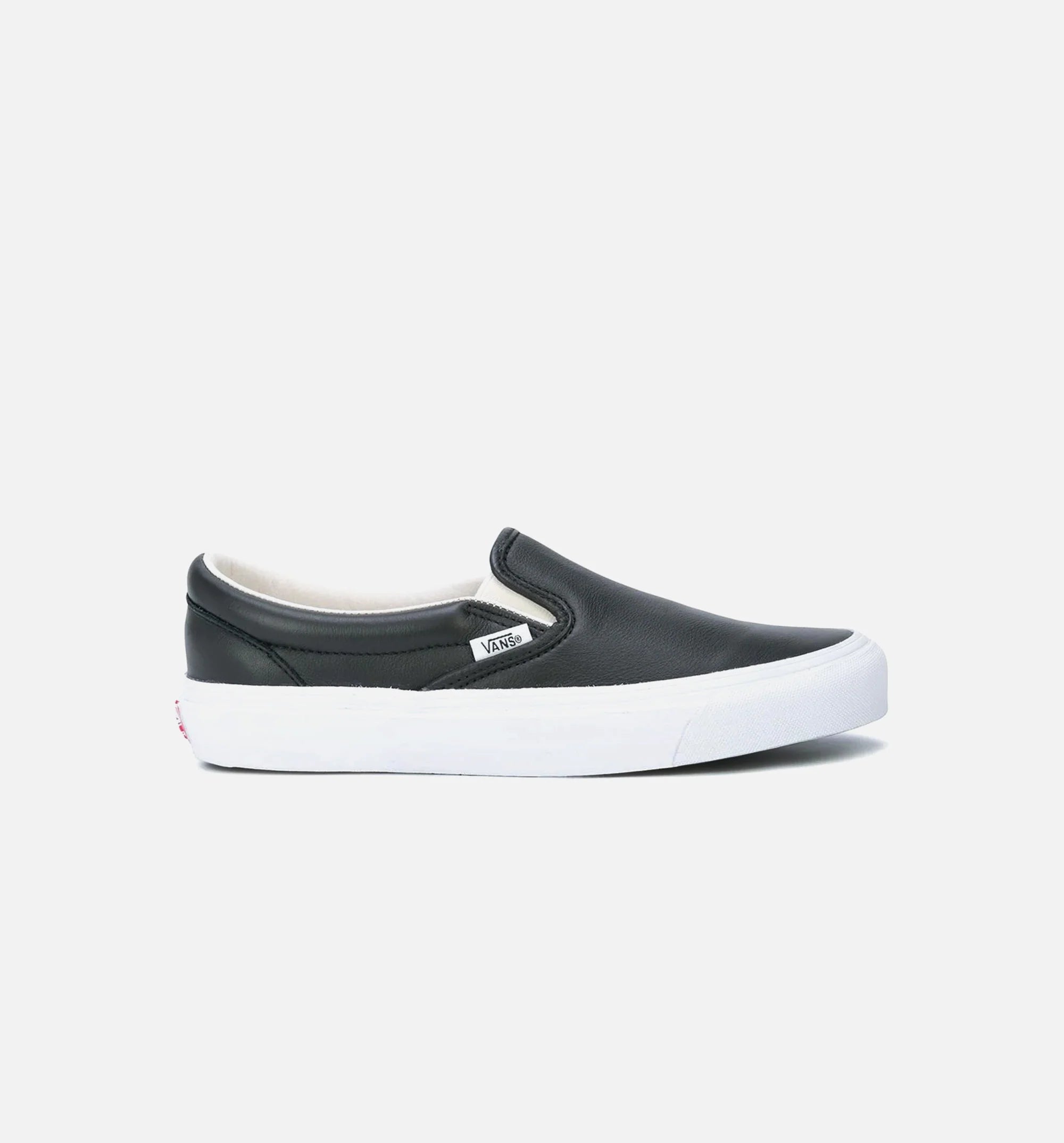 OG Classic Slip On LX Mens Shoe Black Leather White