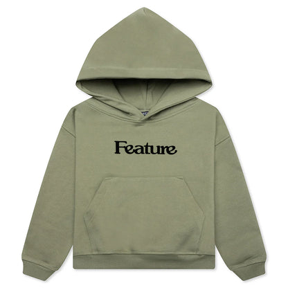 Kids Academy Hoodie Oil Green