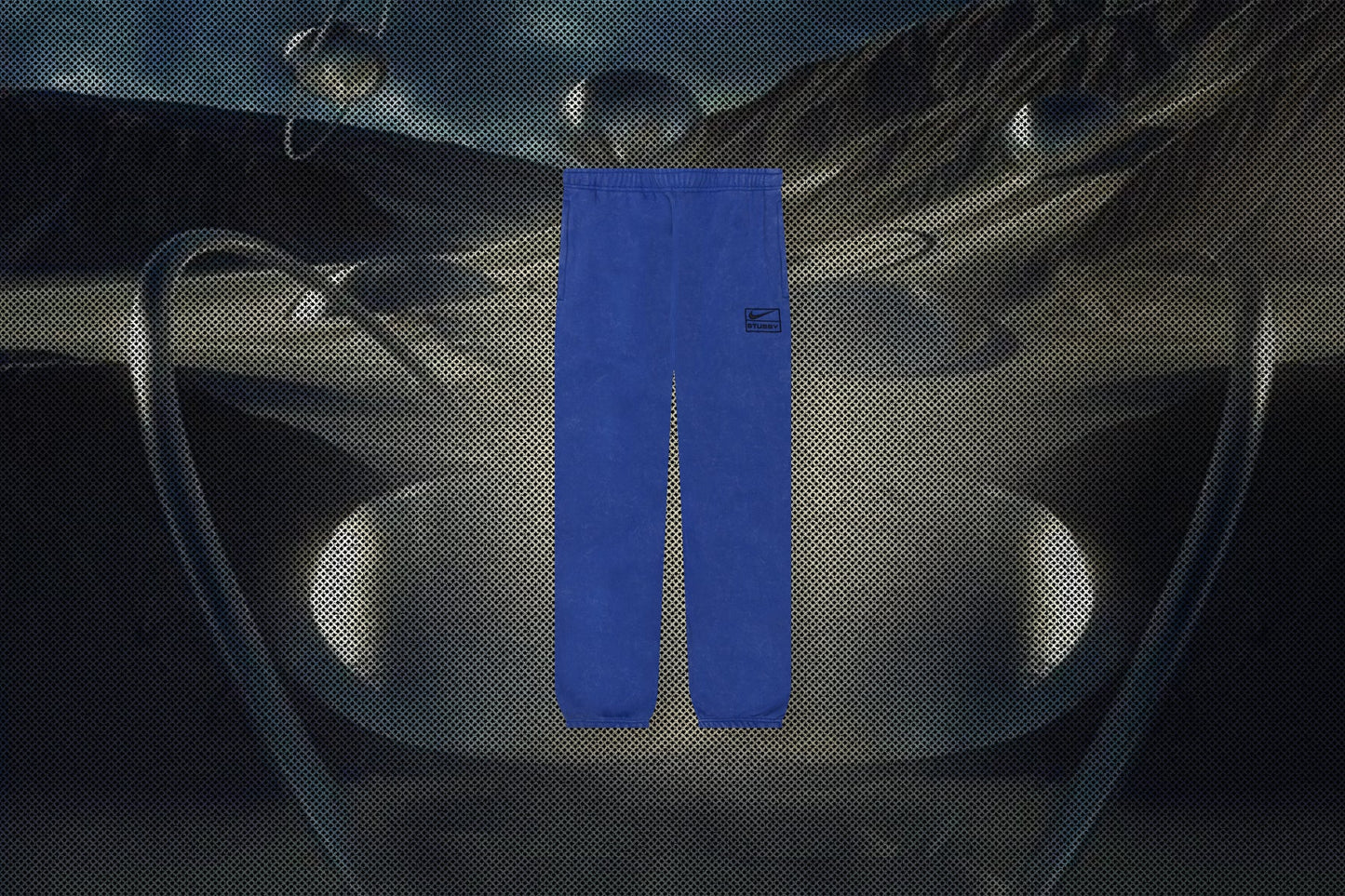 Nike x Stussy NRG Acid Wash Pant Game Royal Black Black