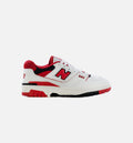 550 White Red Mens Lifestyle Shoe White Red