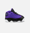Air Jordan 13 Retro Purple Venom Infant Toddler Lifestyle Shoe Black Purple