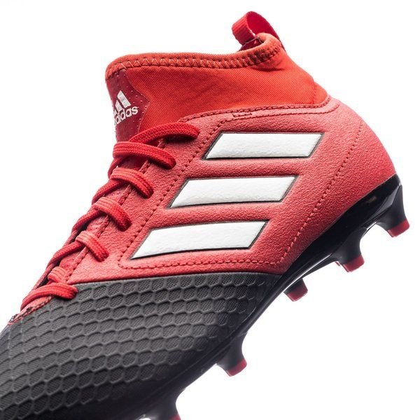 adidas ACE 173 FG J Youth Firm Ground Soccer Cleats Red Black White