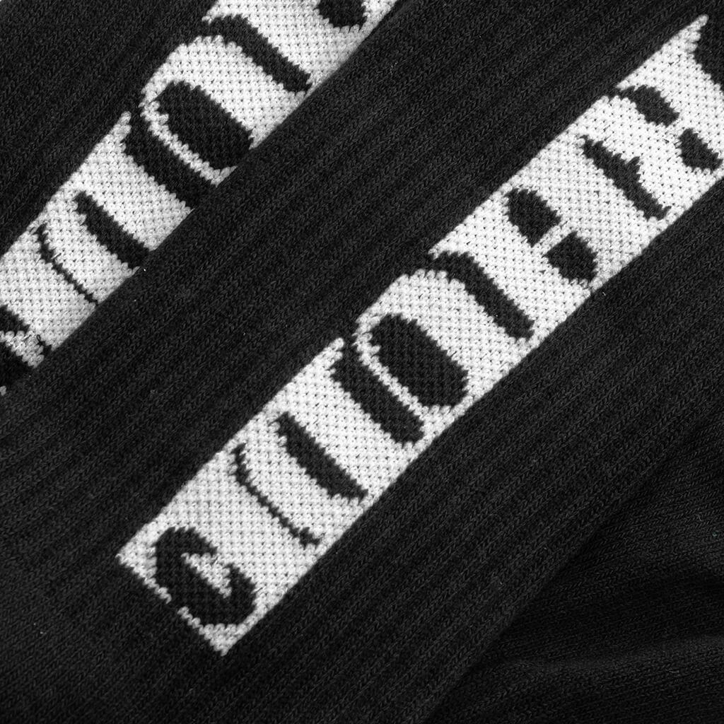Dinero Sock Black White