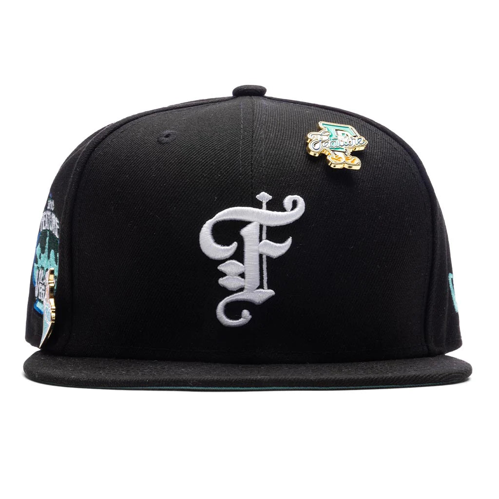 Feature x New Era Old English Las Vegas Fitted Black Mint