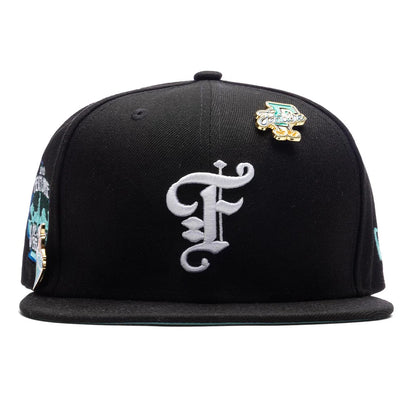 Feature x New Era Old English Las Vegas Fitted Black Mint
