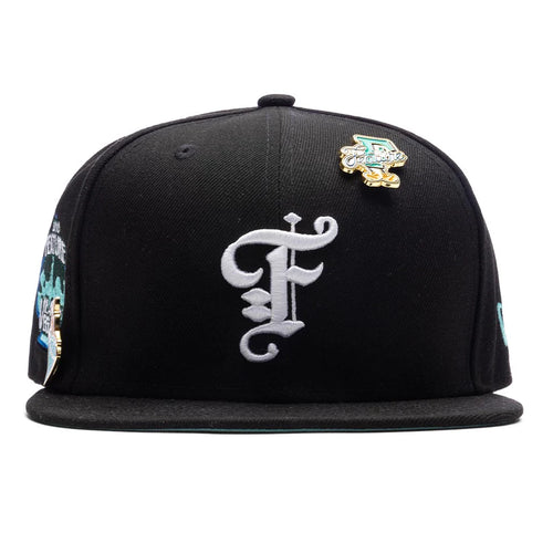 Feature x New Era Old English Las Vegas Fitted Black Mint