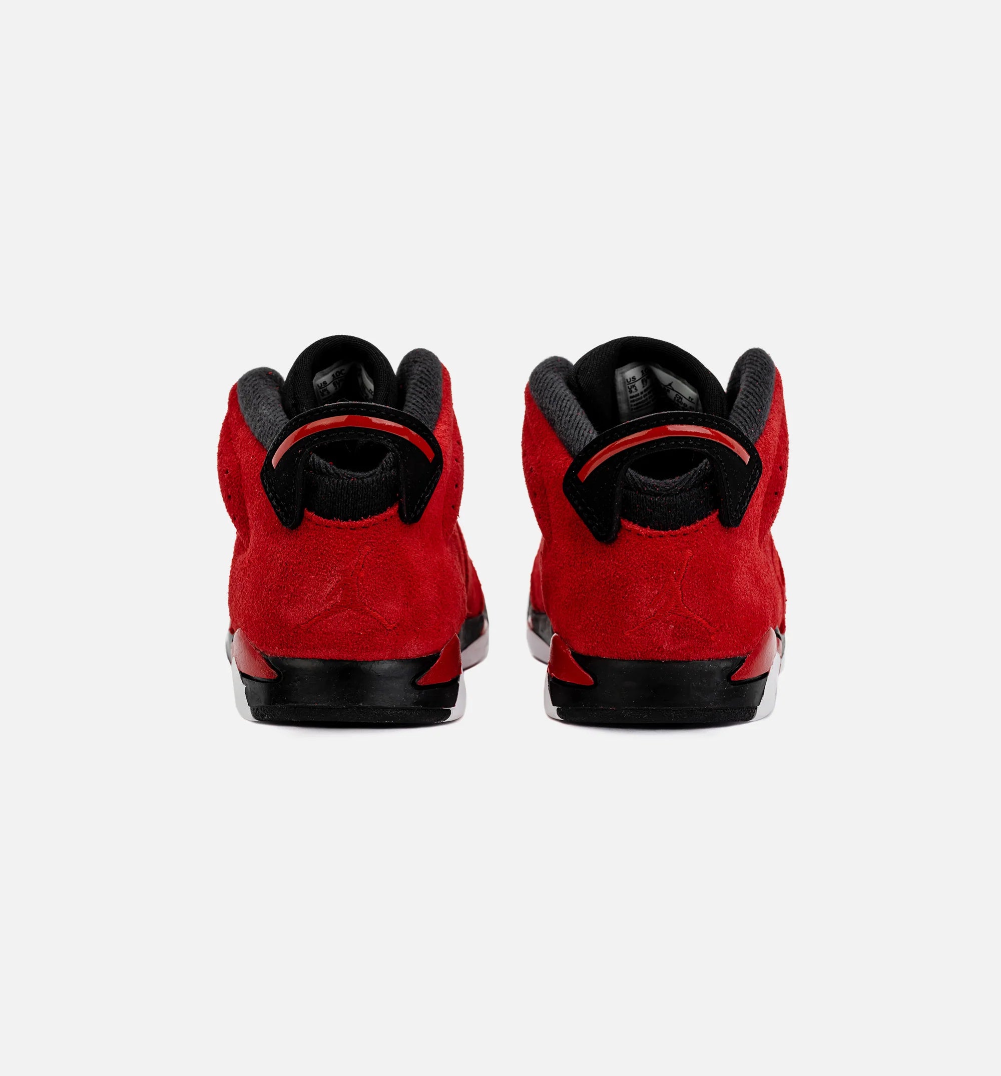 Air Jordan 6 Retro Toro Bravo Infant Toddler Lifestyle Shoe Red Black