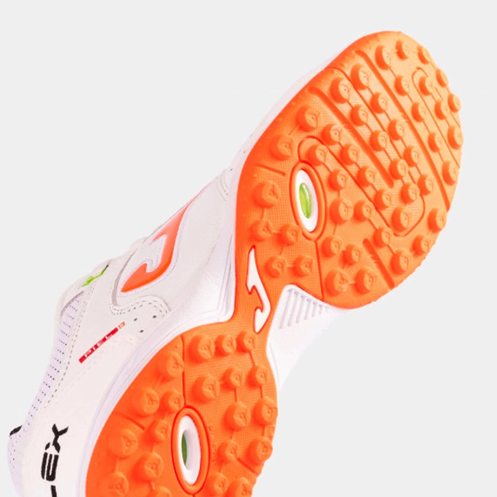 Joma Top Flex 2302 TF Turf Mens Soccer Cleats White Orange