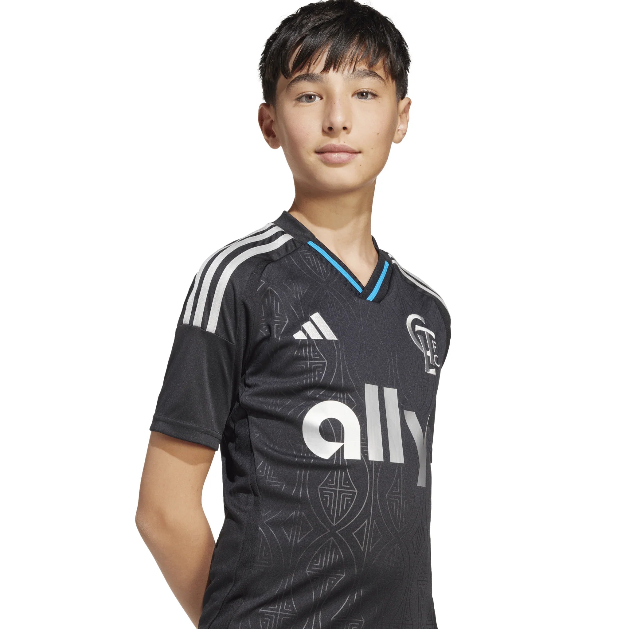 adidas Youth Charlotte Away Jersey 25 Black