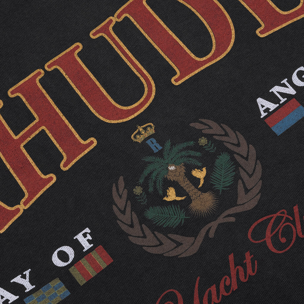 Bay Of Angels Yacht Tee Vintage Black