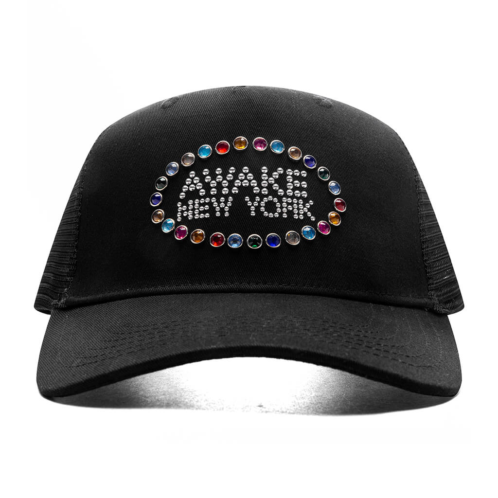 Gem Trucker Hat Black