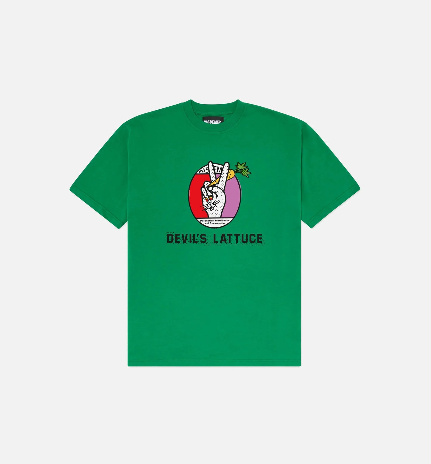Hard Times Devils Lattuce Mens Short Sleeve Shirt Green