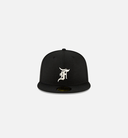 Fear of God Essentials 59FIFTY Fitted Hat Mens Hat Black