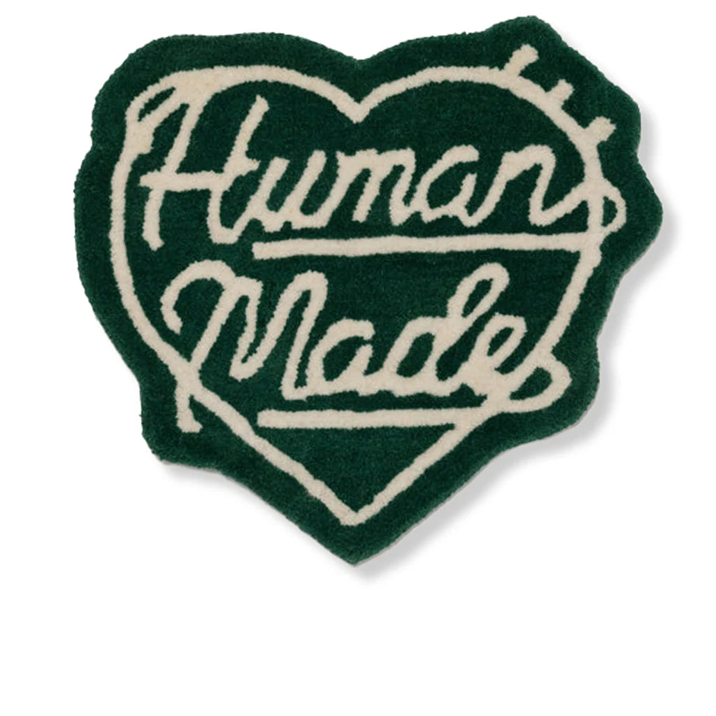 Heart Rug Medium Green
