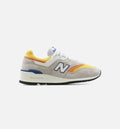 997 Made In USA Mens Lifestyle Shoe Grey Orange