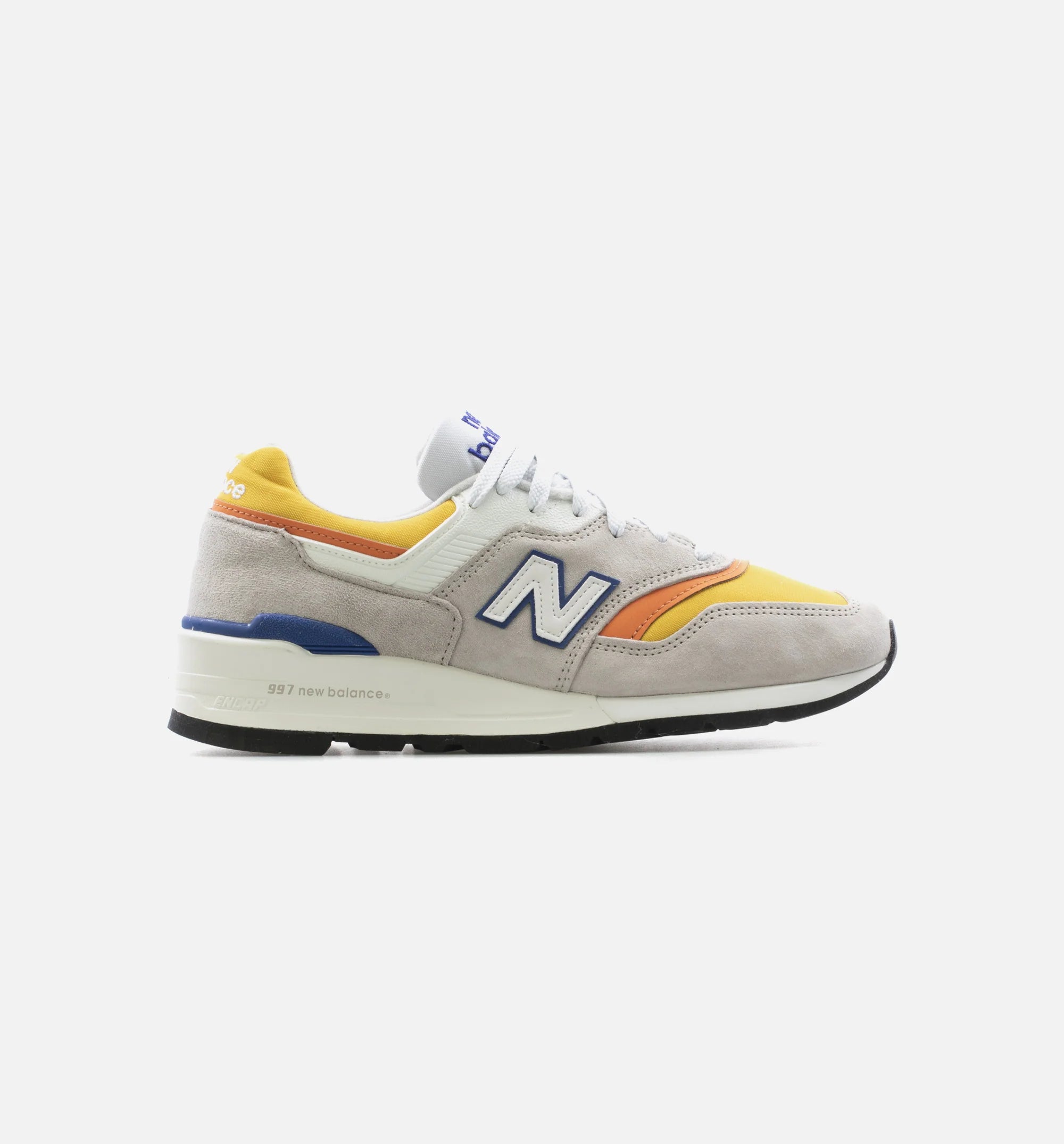997 Made In USA Mens Lifestyle Shoe Grey Orange