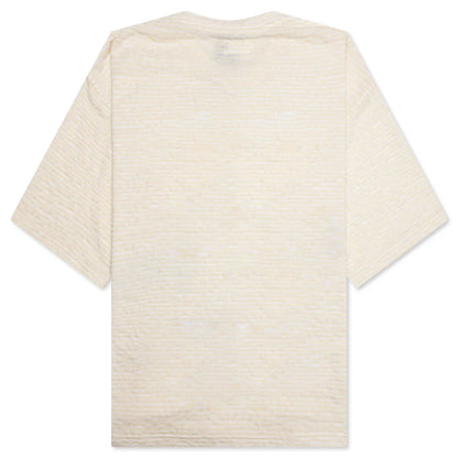 Stripe Box Tee Bone