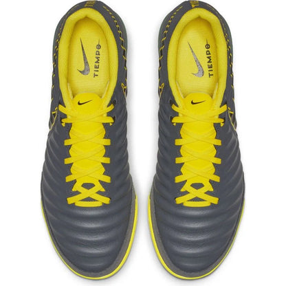 Nike LegendX 7 Academy IC Indoor Soccer Shoes Dark Grey Black Yellow