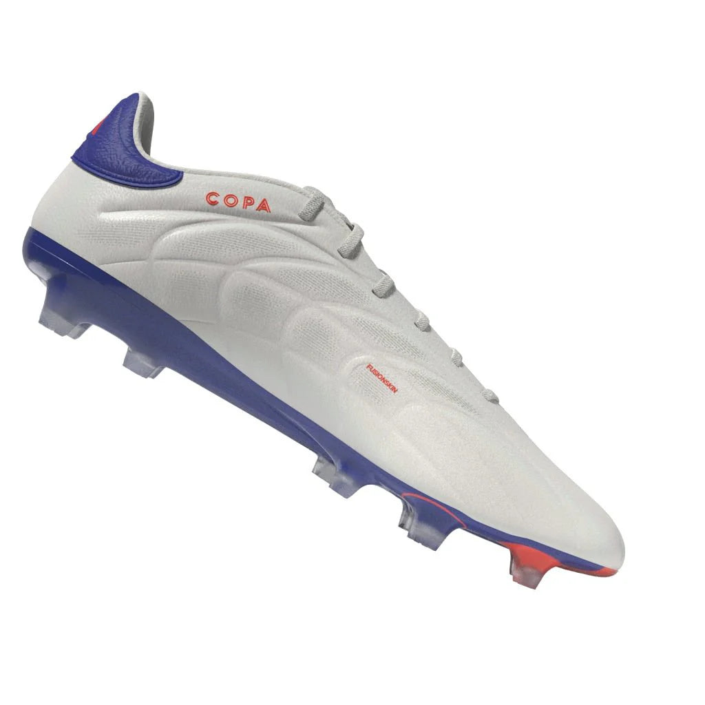 adidas Copa Pure 2 Elite FG Firm Ground Soccer Cleats White Lucid Blue Solar Red