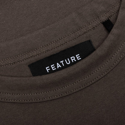 Jersey Braque Pocket Tee Chocolate