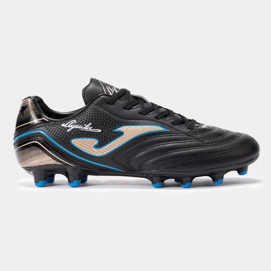 Joma Assortment Aguila 2301 FG Firm Ground Soccer Cleats Black Gold
