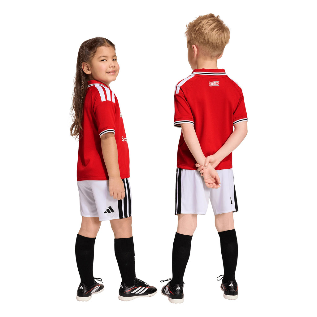 adidas Manchester United Home Soccer Mini Kids Set 26 27 Red