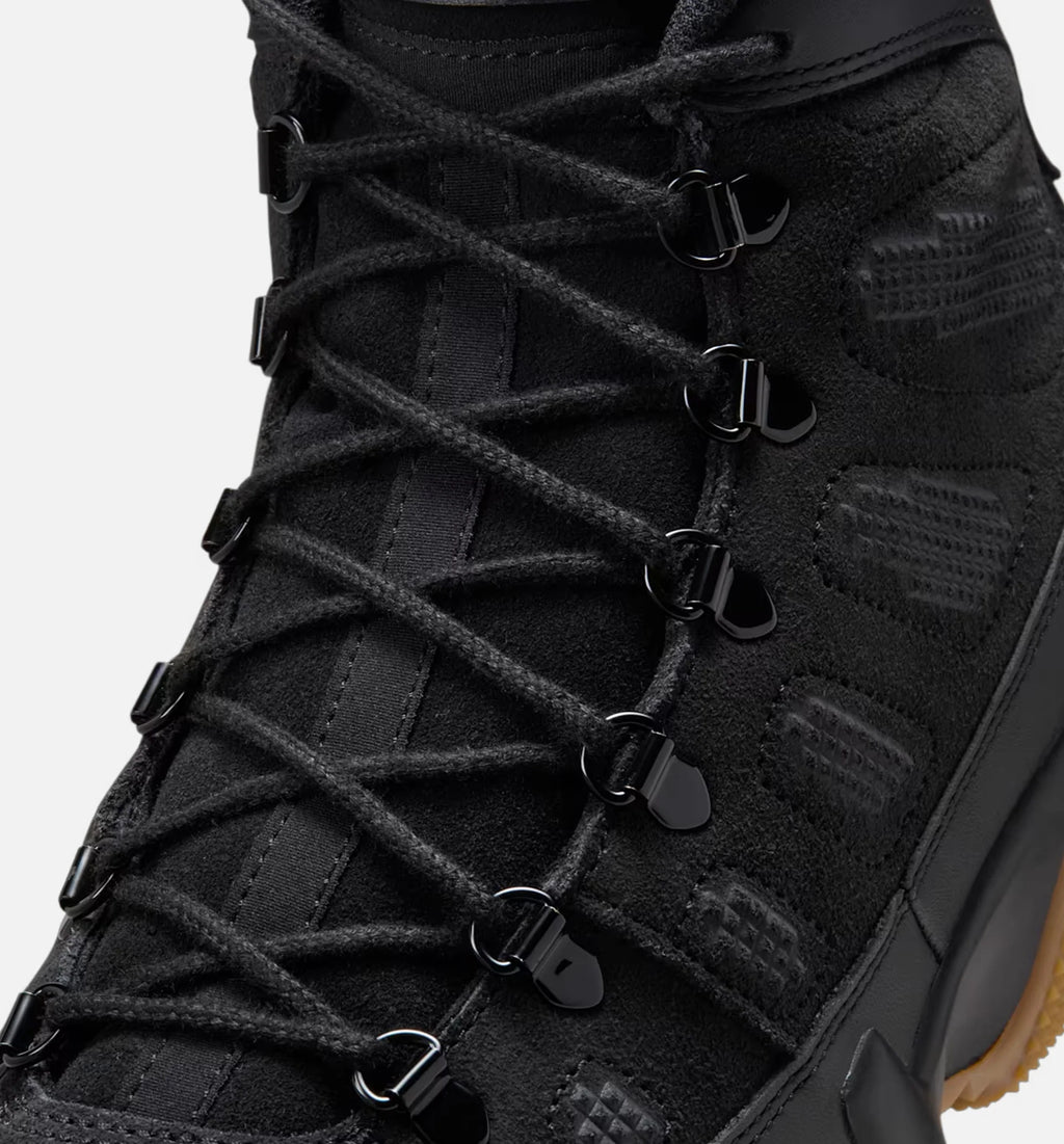 Air Jordan 9 Retro Mens Lifestyle Boot Black Black Gum Light Brown