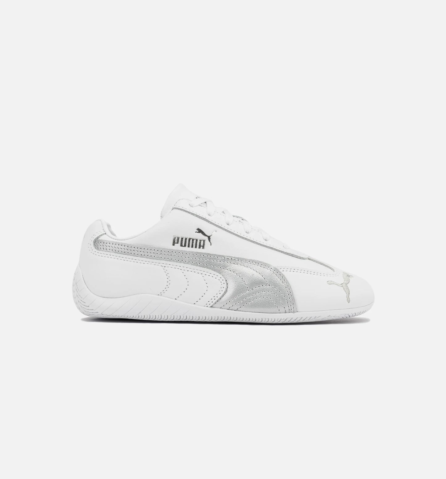 Speedcat Leather Womens Lifestyle Shoe White Silver