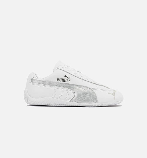Speedcat Leather Womens Lifestyle Shoe White Silver