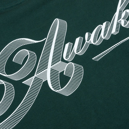 Script Tee Green