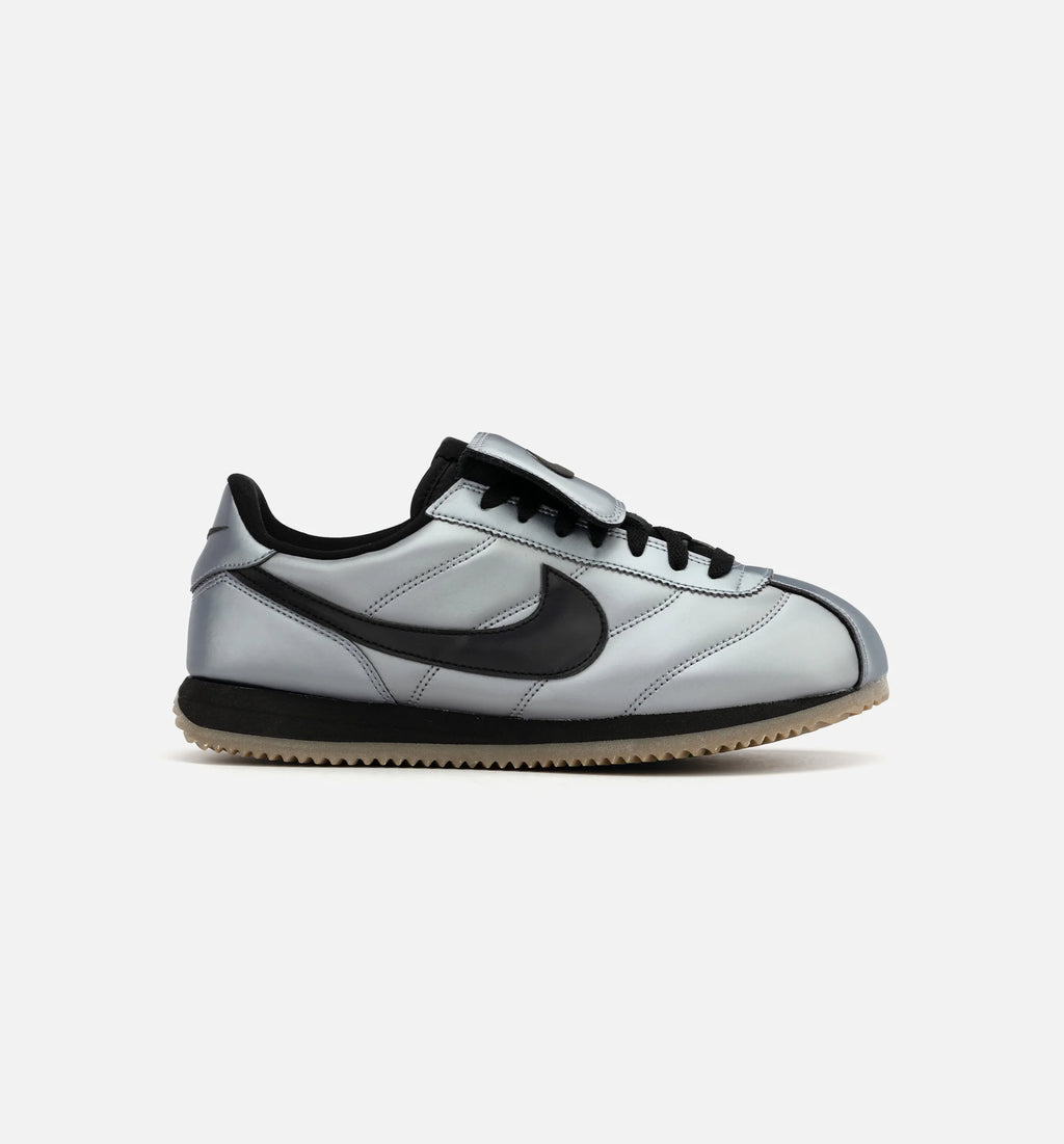 Cortez Leather SE Tiempo Pack Mens Lifestyle Shoe Metallic Cool Grey Black Gum Dark Brown