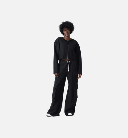 Summer Cargo Womens Sweatpants Black