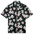 Howard Hawaiian Silk Shirt Black