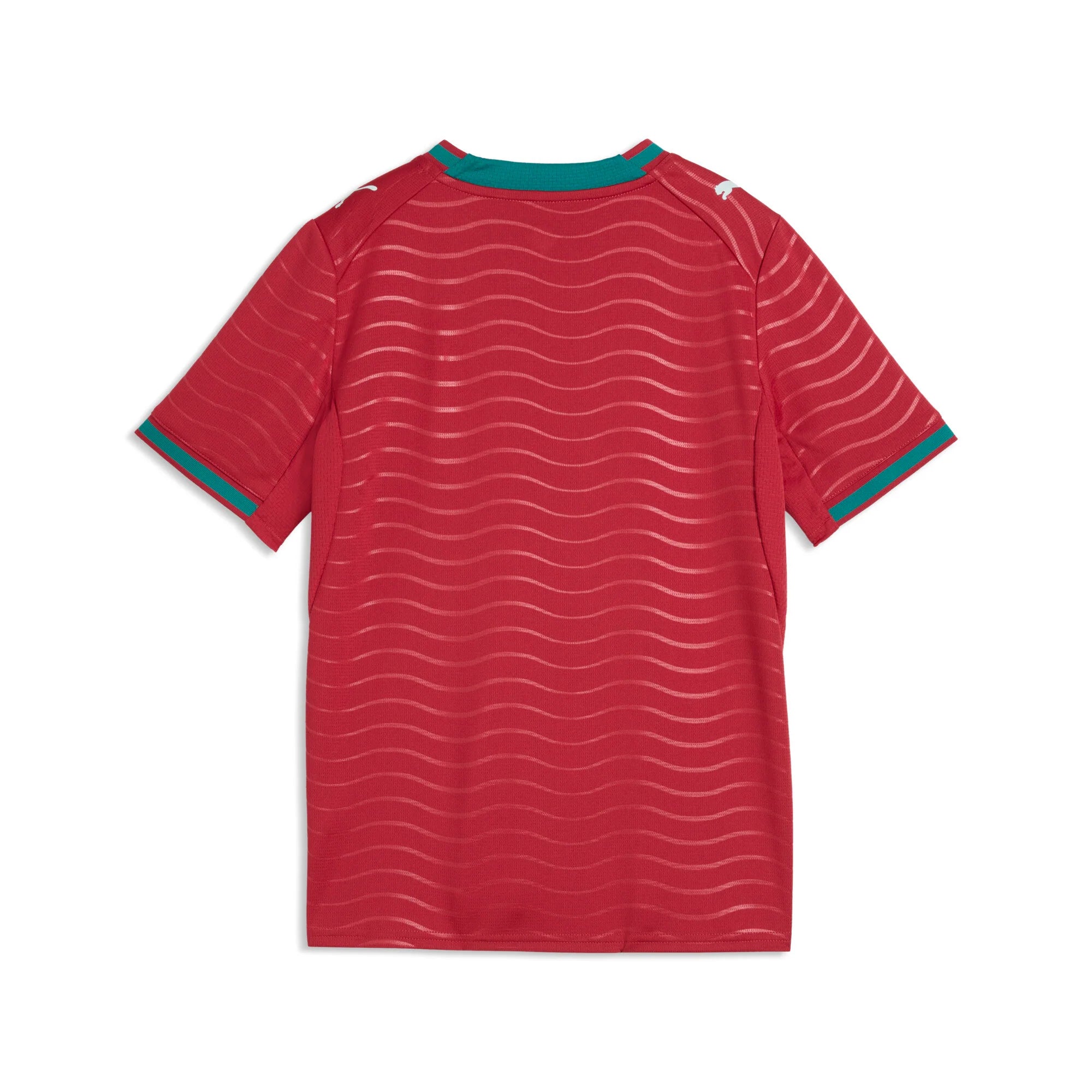 PUMA Portugal Home Youth Soccer Jersey 2026 Red Green Lagoon