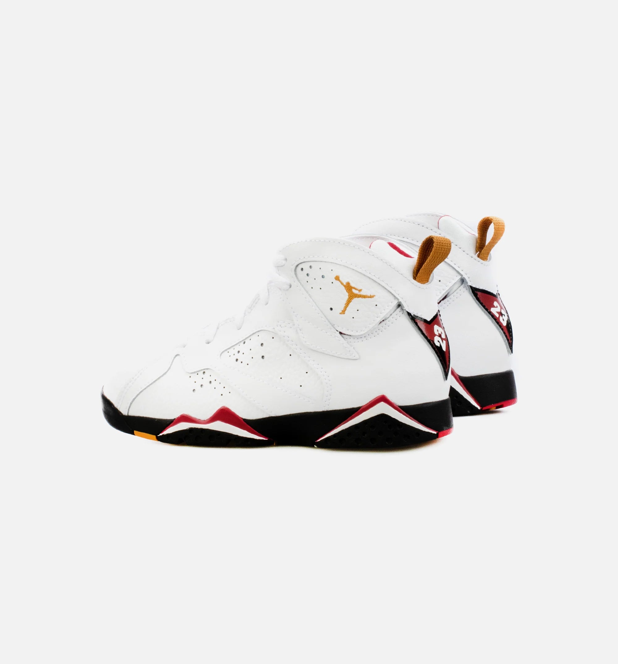 Air Jordan 7 Retro Cardinal Preschool Lifestyle Shoe White Red