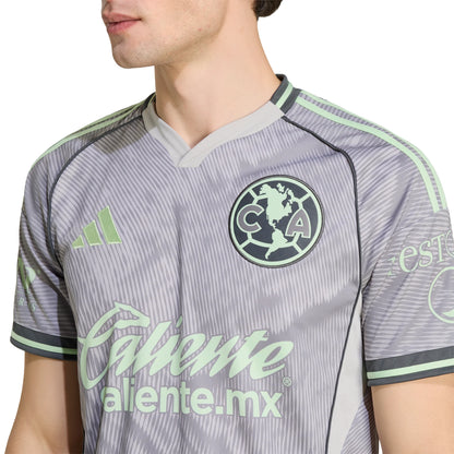 adidas Club America Third Mens Soccer Jersey 25 26 Grey